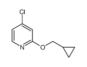 4-chloro-2-(cyclopropylmethoxy)pyridine结构式