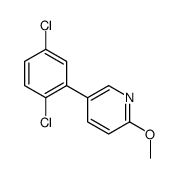 5-(2,5-dichlorophenyl)-2-methoxypyridine结构式