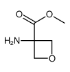 methyl 3-aminooxetane-3-carboxylate structure