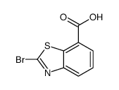 2-bromo-1,3-benzothiazole-7-carboxylic acid结构式