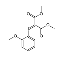 dimethyl 2-((2-methoxyphenyl)-λ3-iodanylidene)malonate结构式