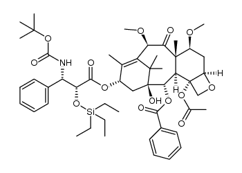 2'-TES-cabazitaxel Structure