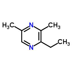 2-乙基-3,5-二甲基吡嗪结构式