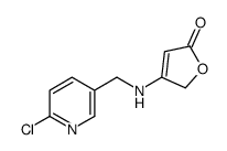 3-[(6-chloropyridin-3-yl)methylamino]-2H-furan-5-one Structure