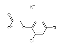 potassium (2,4-dichlorophenoxy)acetate Structure