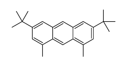 3,6-ditert-butyl-1,8-dimethylanthracene Structure