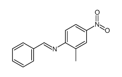 N-(2-methyl-4-nitrophenyl)-1-phenylmethanimine结构式