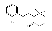 2-[2-(2-bromophenyl)ethyl]-3,3-dimethylcyclohexan-1-one结构式