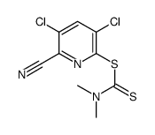 (3,5-dichloro-6-cyanopyridin-2-yl) N,N-dimethylcarbamodithioate Structure