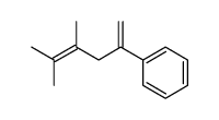 (4,5-dimethylhexa-1,4-dien-2-yl)benzene结构式