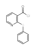 2-(PHENYLTHIO)PYRIDINE-3-CARBONYL CHLORIDE Structure