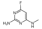 2,4-Pyrimidinediamine,6-fluoro-N4-methyl- structure