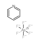 hexafluoroarsenate(1-), hydrogen, cmpd with pyridine (1_1)结构式