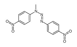 N-methyl-4-nitro-N-[(4-nitrophenyl)diazenyl]aniline Structure