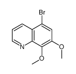 5-bromo-7,8-dimethoxyquinoline Structure