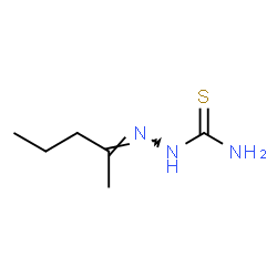 2-Pentanone thiosemicarbazone structure