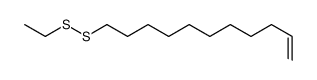 11-(ethyldisulfanyl)undec-1-ene结构式