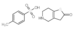 4,5,6,7-四氢噻吩并[3,2-c]吡啶-2(3H)-酮 4-甲基苯磺酸盐结构式