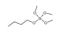 n-butoxytrimethoxysilane Structure