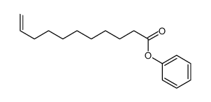 phenyl undec-10-enoate structure