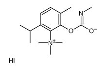 trimethyl-[3-methyl-2-(methylcarbamoyloxy)-6-propan-2-ylphenyl]azanium,iodide结构式