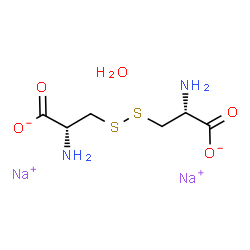 l-Cystine Disodium Salt Monohydrate Structure