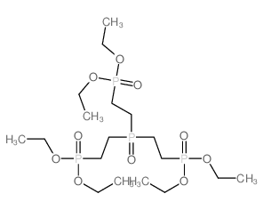 1-[2-[bis(2-diethoxyphosphorylethyl)phosphoryl]ethyl-ethoxy-phosphoryl]oxyethane Structure