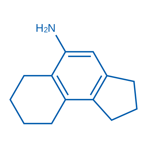 2,3,6,7,8,9-Hexahydro-1H-cyclopenta[a]naphthalen-5-amine structure