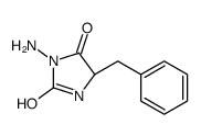 (5S)-3-amino-5-benzylimidazolidine-2,4-dione结构式