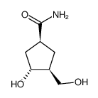 Cyclopentanecarboxamide, 3-hydroxy-4-(hydroxymethyl)-, (1alpha,3beta,4alpha)- (9CI) Structure