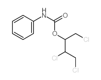 2-Butanol,1,3,4-trichloro-, 2-(N-phenylcarbamate)结构式