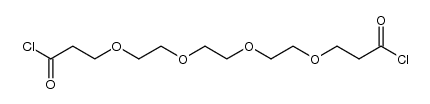 4,7,10,13-tetraoxahexadecane-1,16-dioyl dichloride Structure