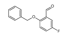 2-(benzyloxy)-5-fluorobenzaldehyde Structure