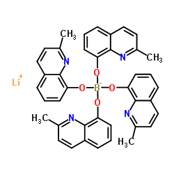 四(2-甲基-8-羟基喹啉)硼锂图片