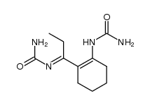 1-(2-(1-(carbamoylimino)propyl)cyclohex-1-en-1-yl)urea Structure