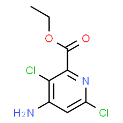 ethyl 4-amino-3,6-dichloropicolinate structure