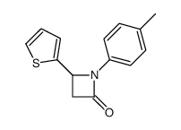 1-(4-methylphenyl)-4-thiophen-2-ylazetidin-2-one Structure