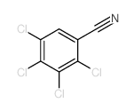 2,3,4,5-四氯苯甲腈结构式