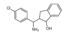 2-[amino-(4-chlorophenyl)methyl]-2,3-dihydro-1H-inden-1-ol Structure