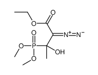 2-diazonio-3-dimethoxyphosphoryl-1-ethoxy-3-hydroxybut-1-en-1-olate Structure