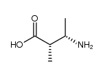 (2RS,3RS)-3-amino-2-methylbutyric acid结构式