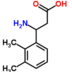 3-Amino-3-(2,3-dimethylphenyl)propanoic acid Structure