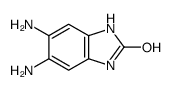 5,6-二氨基-2-羟基苯并咪唑,二盐酸盐结构式