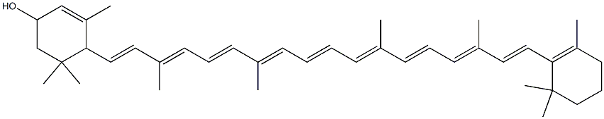 zeinoxanthin Structure
