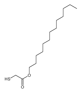 tridecyl 2-sulfanylacetate结构式