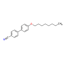 4'-(Octyloxy)-4-biphenylcarbonitrile Structure