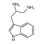 3-(1H-indol-3-yl)propane-1,2-diamine Structure