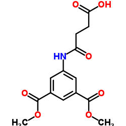 4-{[3,5-Bis(methoxycarbonyl)phenyl]amino}-4-oxobutanoic acid结构式