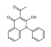 3-ACETYL-4-HYDROXY-1-PHENYL-2(1H)-QUINOLINONE Structure