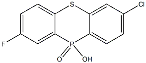 7-Chloro-2-fluoro-10H-phenothiaphosphine-10-ol 10-oxide结构式